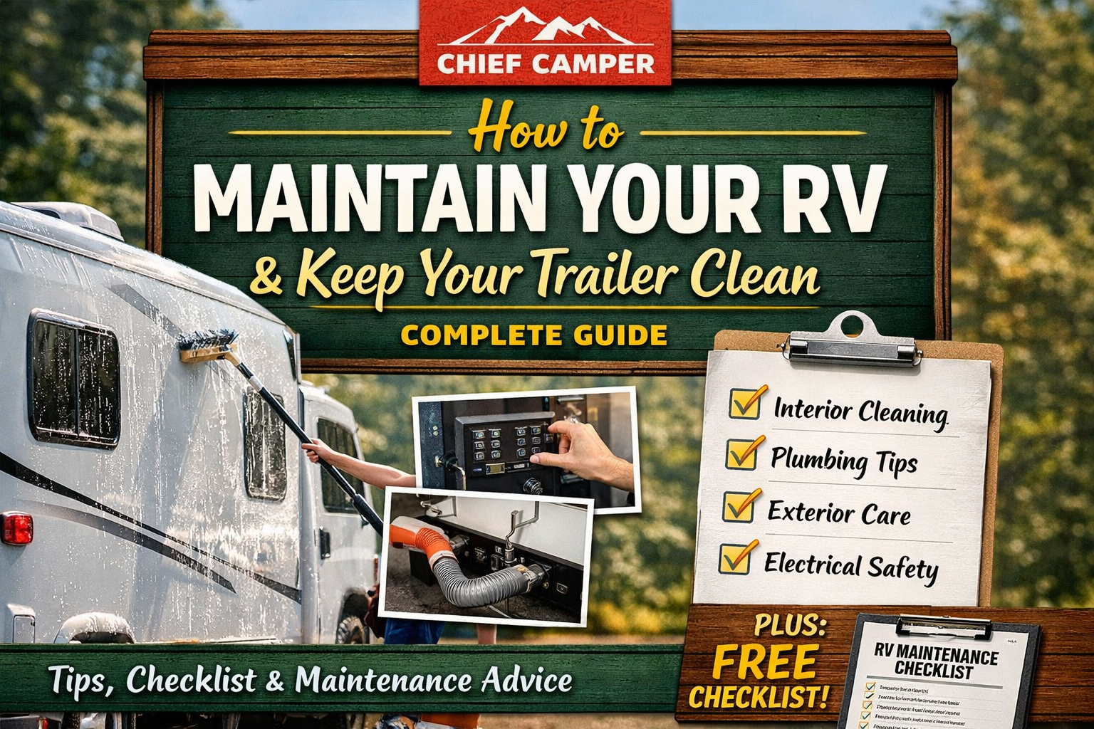 How to Maintain Your RV and Keep Your Trailer Clean (Complete Guide)