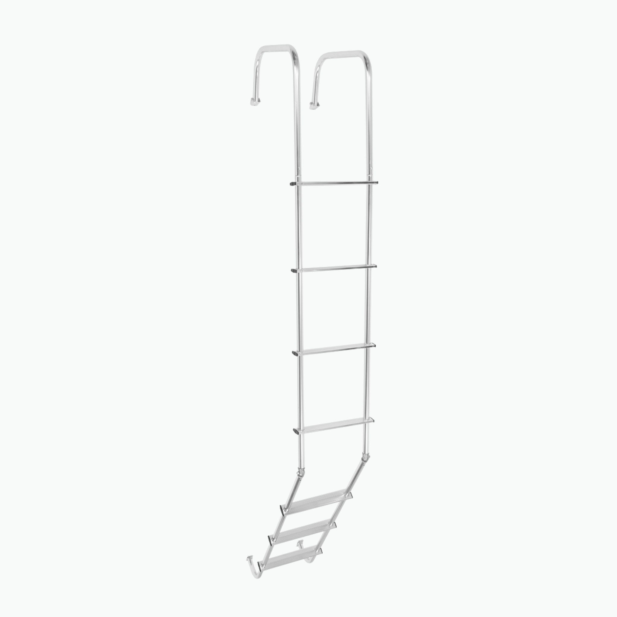 Stromberg Carlson Universal RV Rear Ladder – Silver / Black