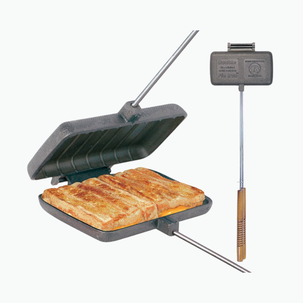 Rome Industries Double Pie Iron Campfire Cooker – Cast Iron