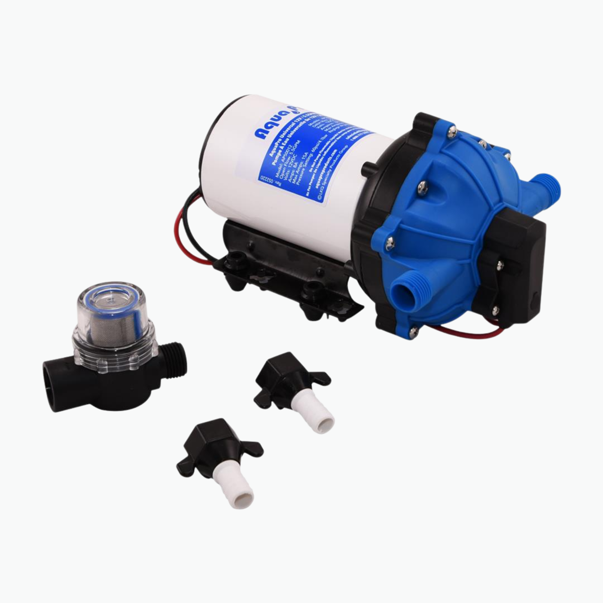 Aqua Pro Heavy Duty 12V RV Fresh Water Pump – 5.5 GPM