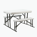 Faulkner Picnic Table with Nesting Benches