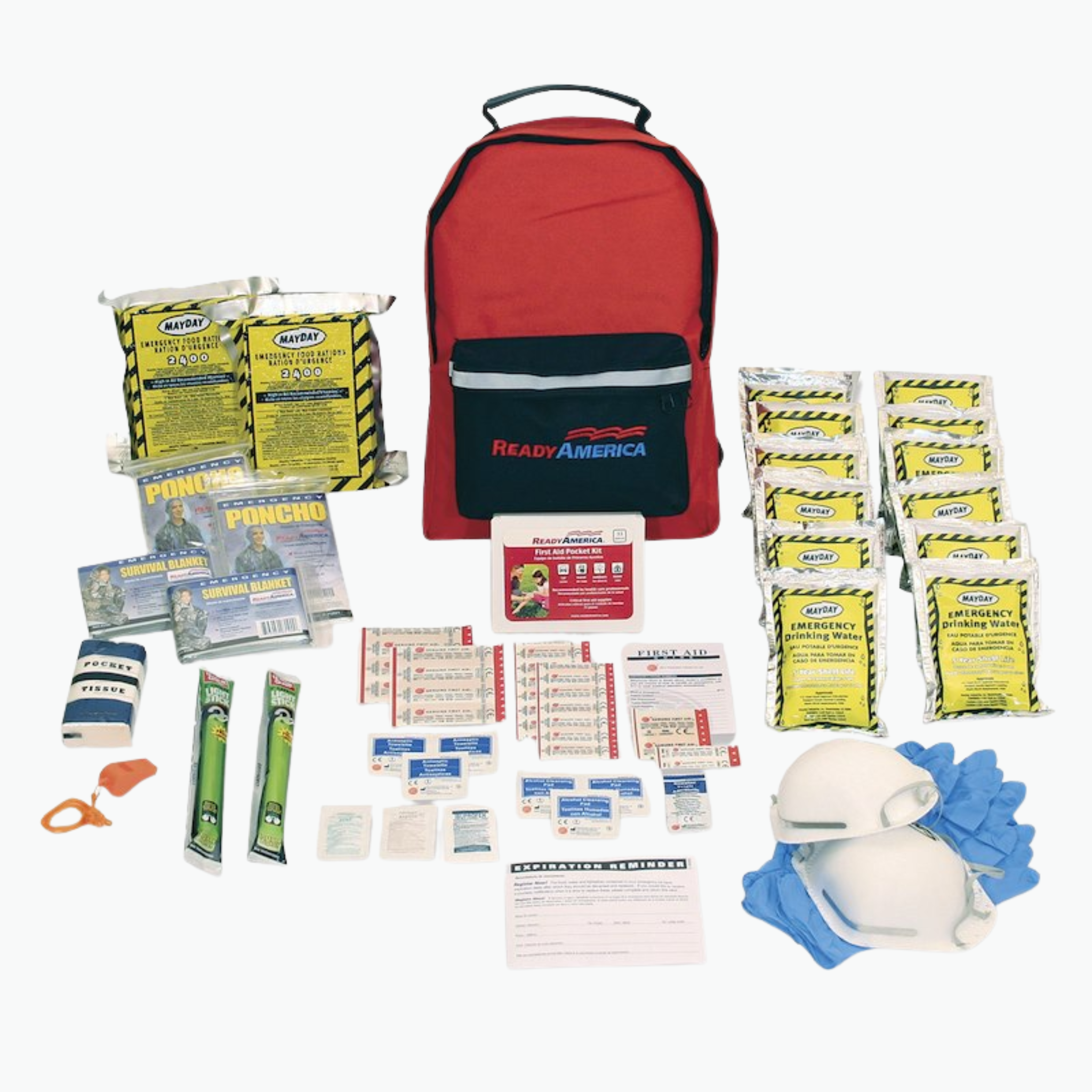 2 Person Emergency Kit – 3 Day Survival Backpack