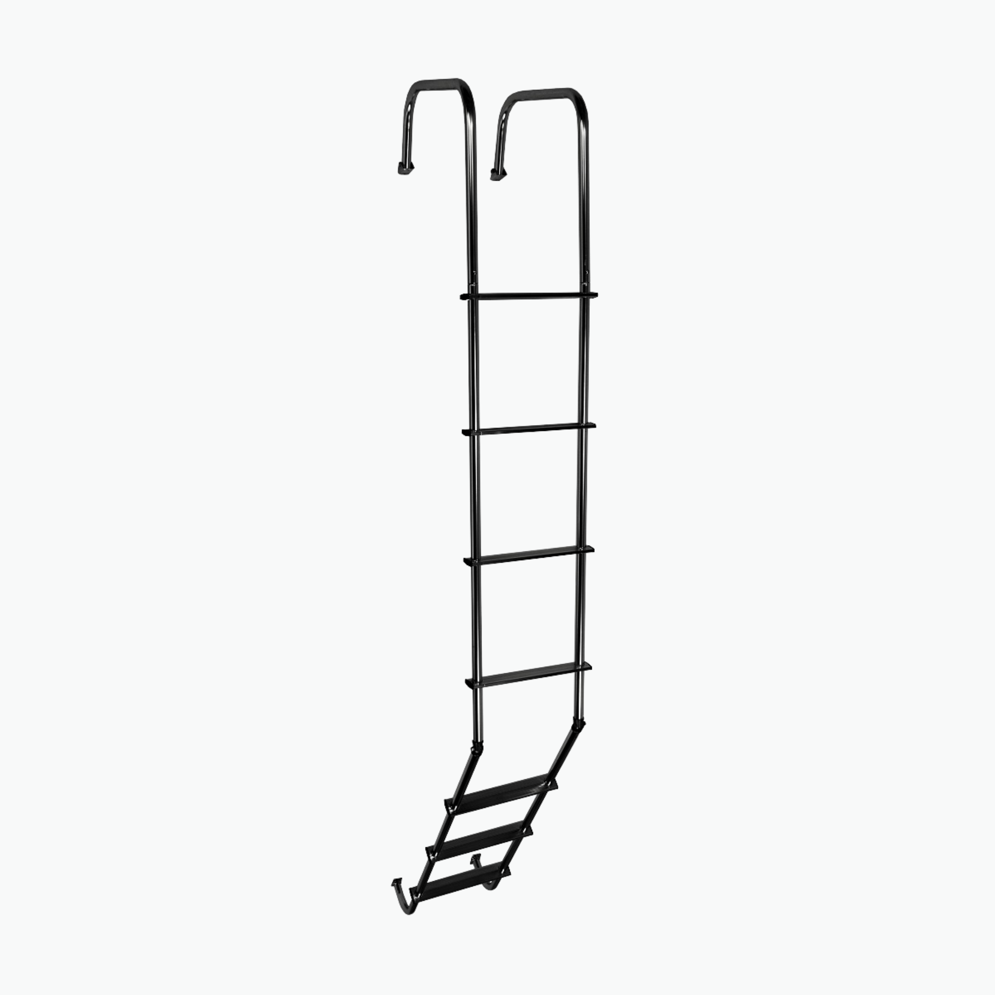 Stromberg Carlson Universal RV Rear Ladder – Silver / Black
