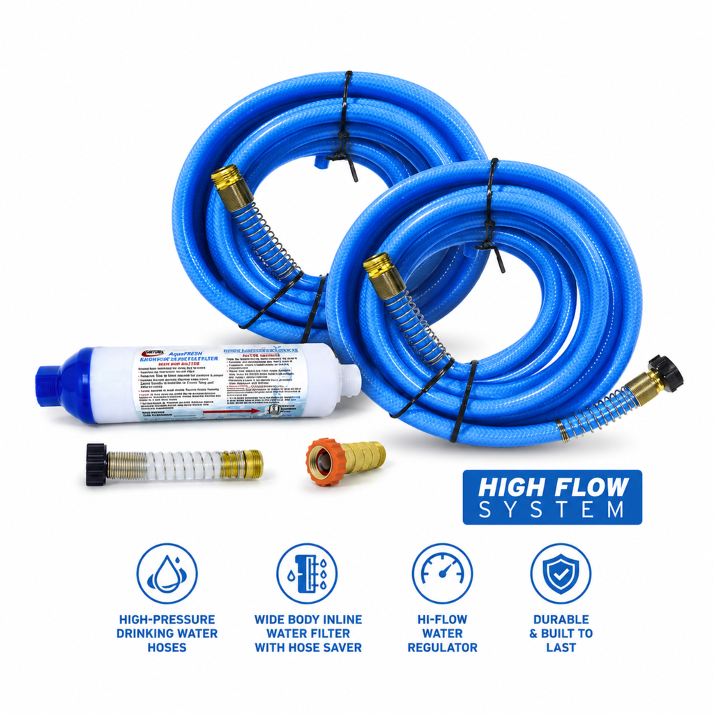 Valterra AquaFRESH Performance Freshwater System RV Start-Up Kit