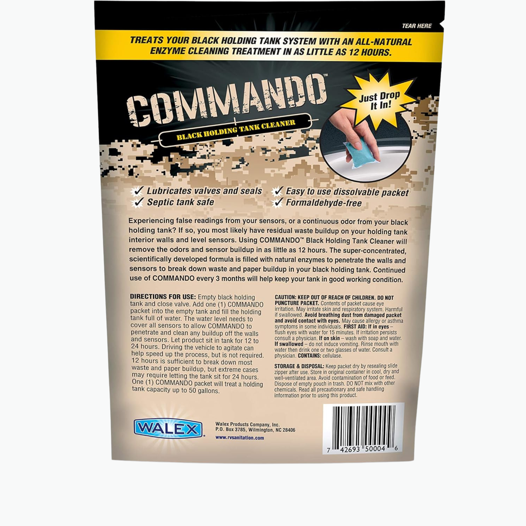 Valterra Commando RV Black Tank Cleaner