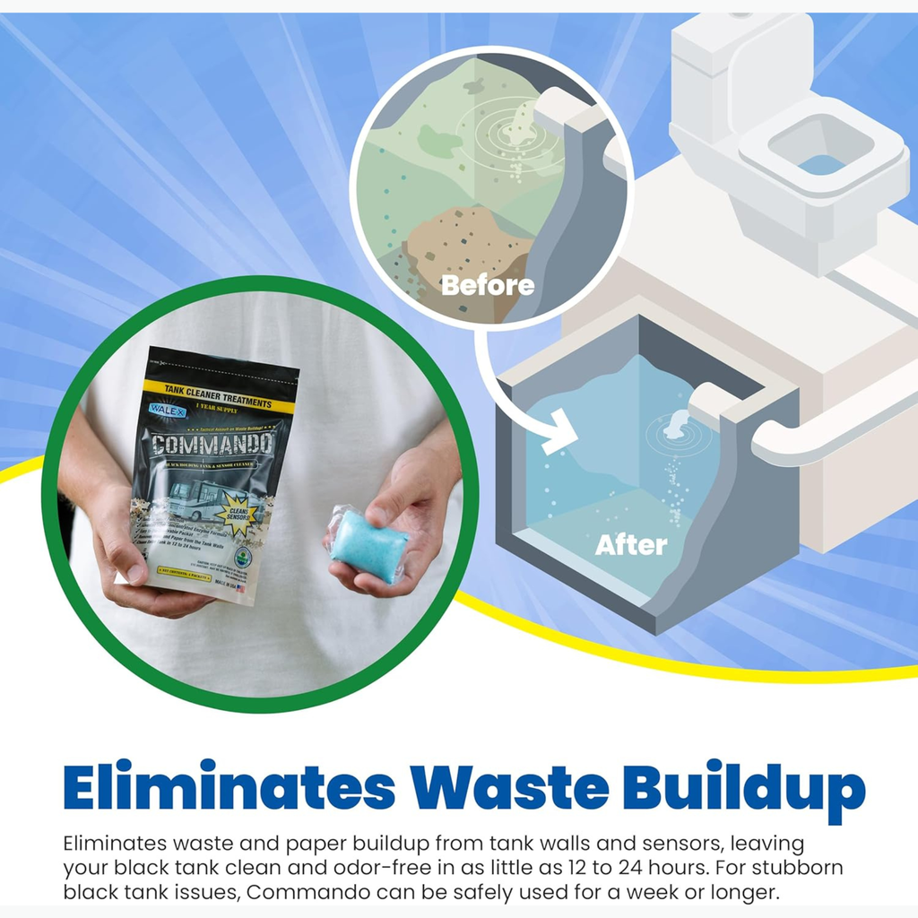 Valterra Commando RV Black Tank Cleaner