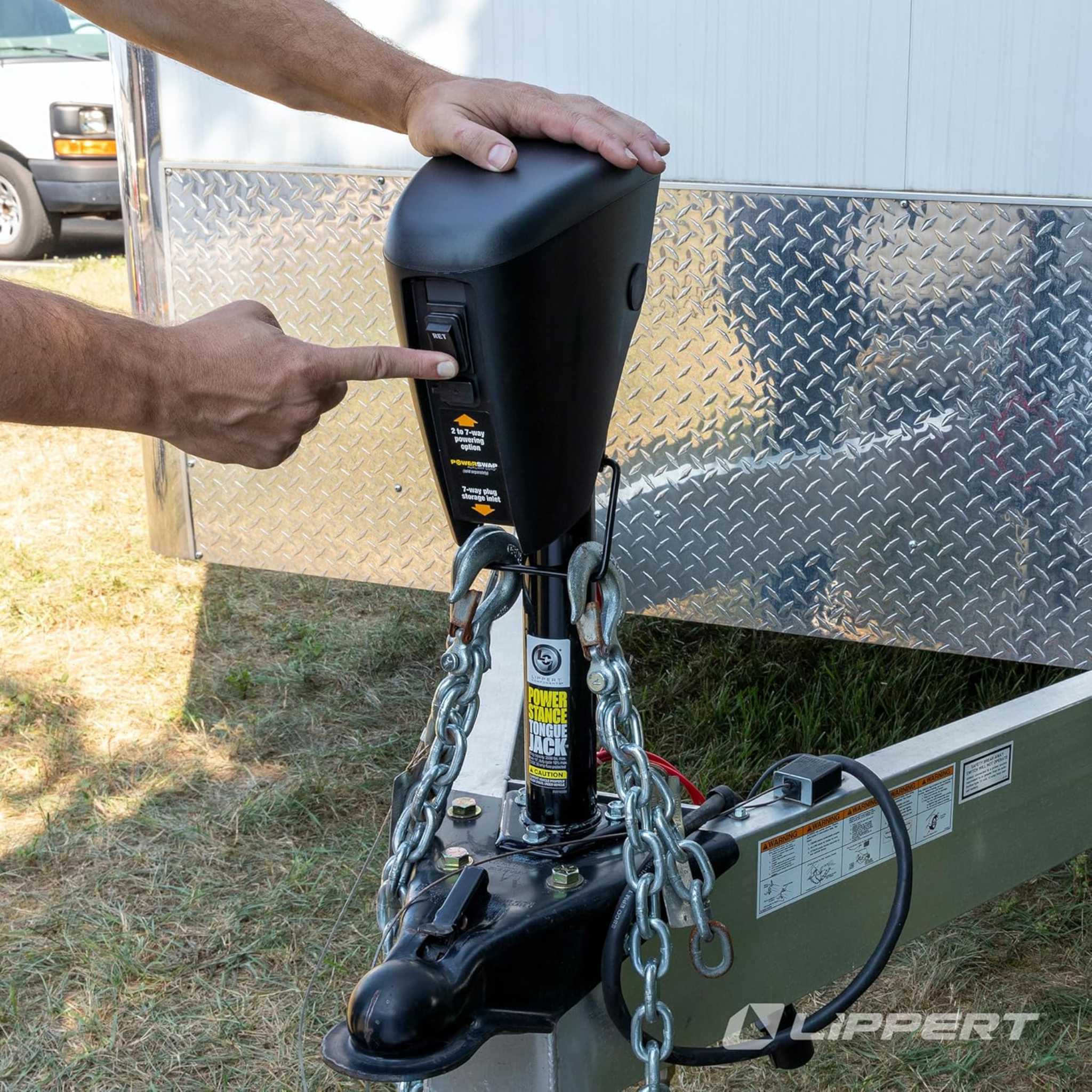 Lippert Power Stance Electric Tongue Jack – 3,500 lb