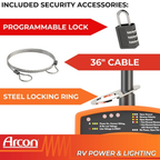 Arcon RV Surge Protector – 30 Amp / 50 Amp