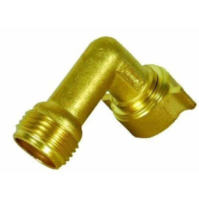 Camco Brass RV Hose Elbow – 45° & 90° Water Connector