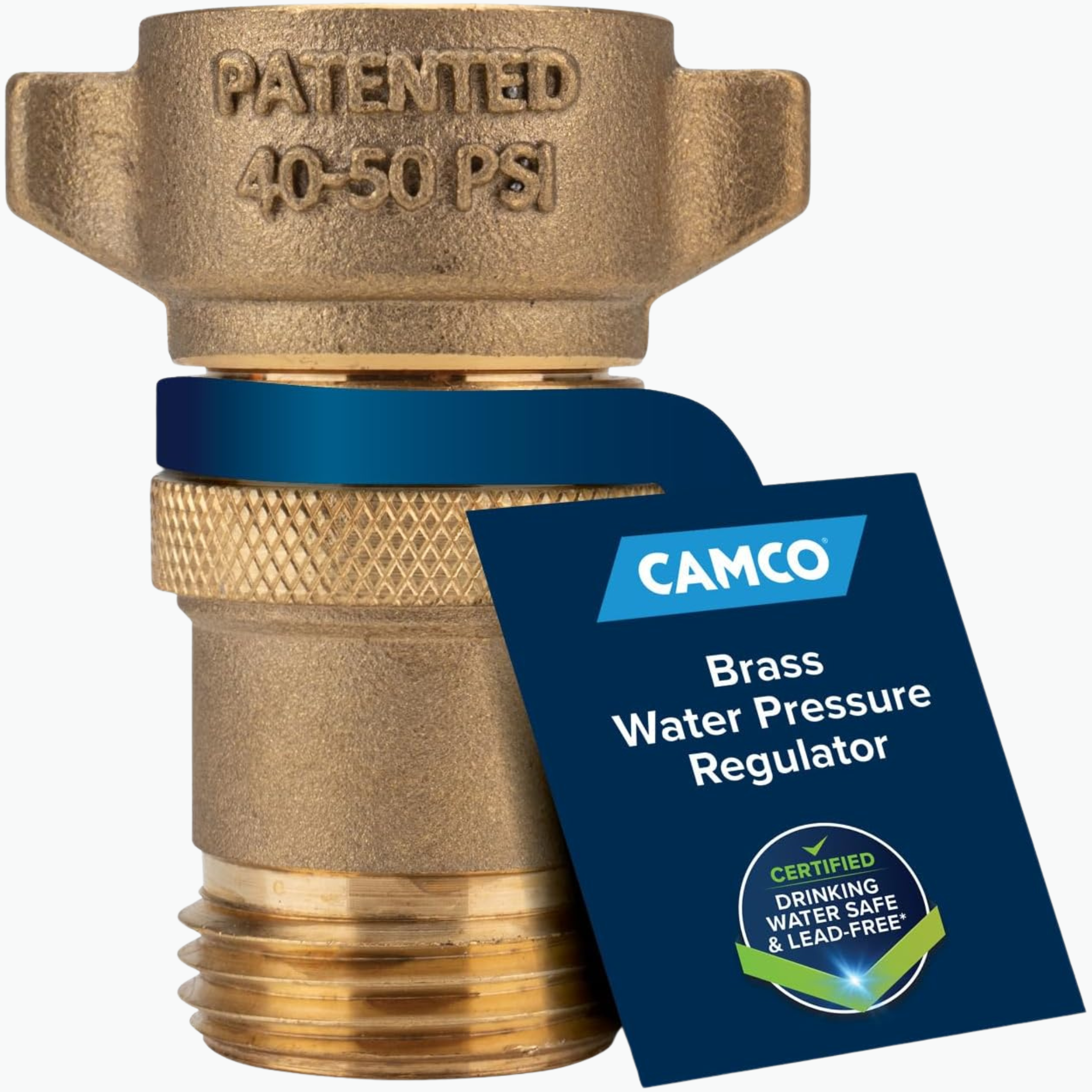 Camco Water Pressure Regulator - Brass