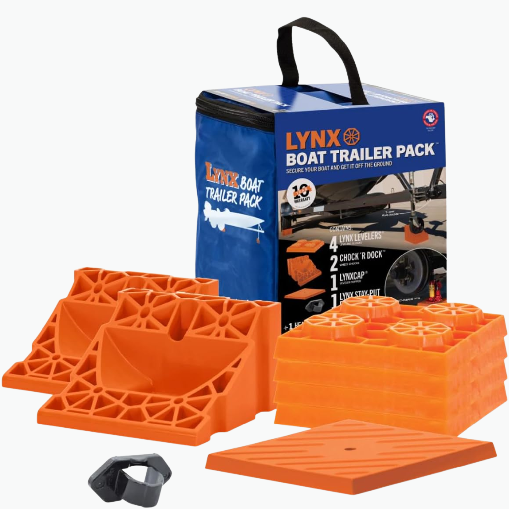 Camco Lynx Boat Trailer Pack – Leveling & Stabilization Kit