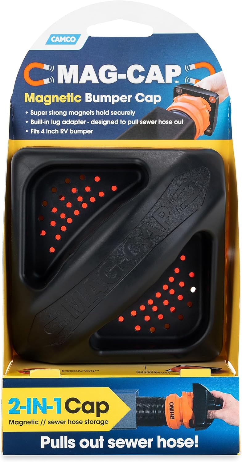 Camco Magnetic RV Bumper Cap with Lug Fitting 40311