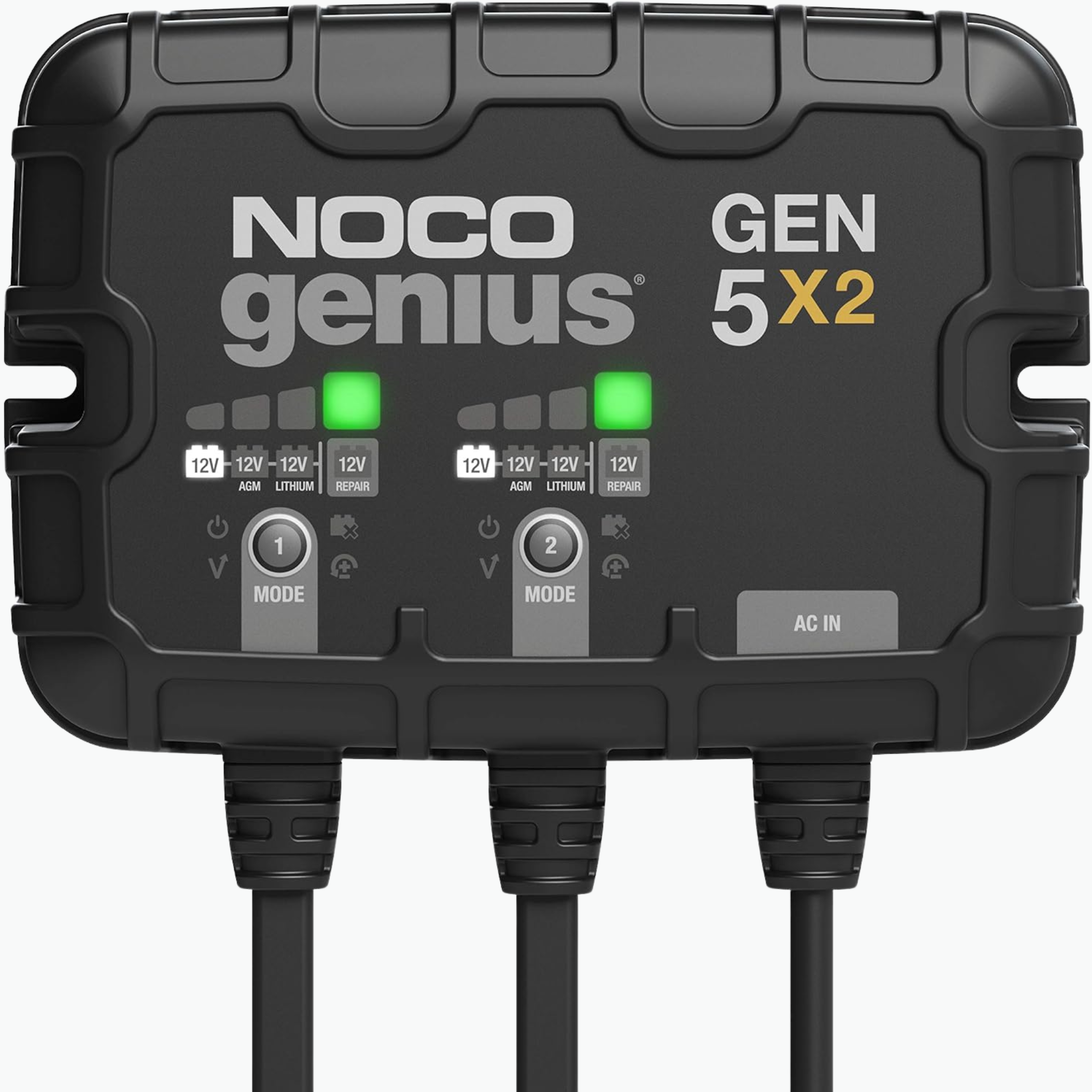 NOCO Genius GEN5 Waterproof On-Board Battery Charger – 5A / 10A / 15A