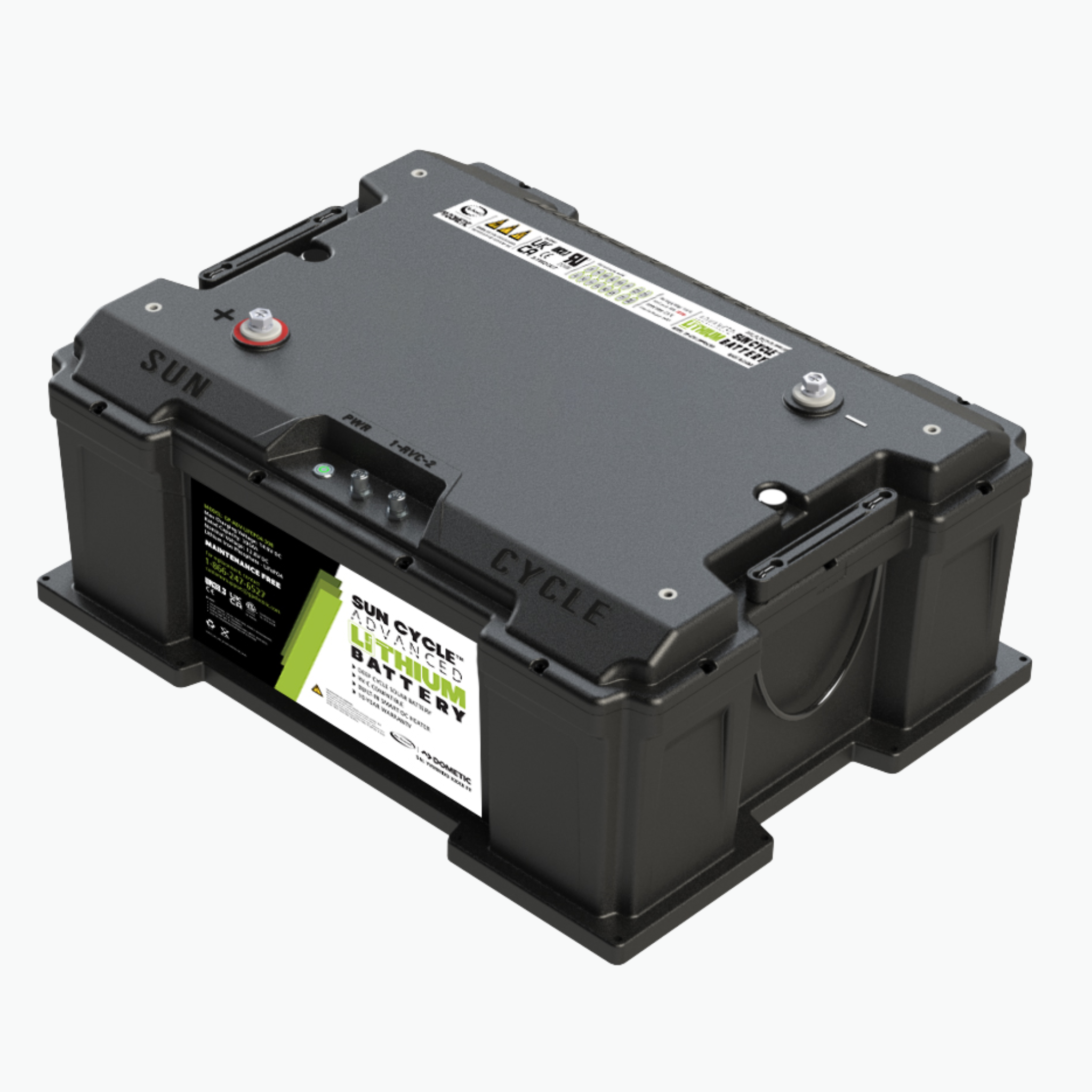 Go Power! Sun Cycle Advanced Lithium RV Battery – 100Ah / 300Ah LiFePO4 Bluetooth