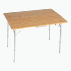 Lippert Bi-Fold Bamboo Adjustable Camp Table
