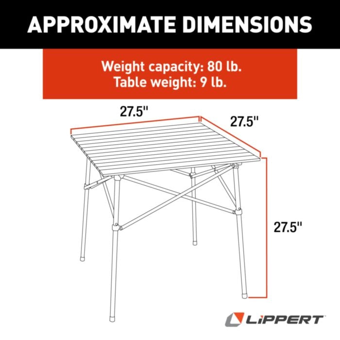 Lippert HD Hybrid Camp Table