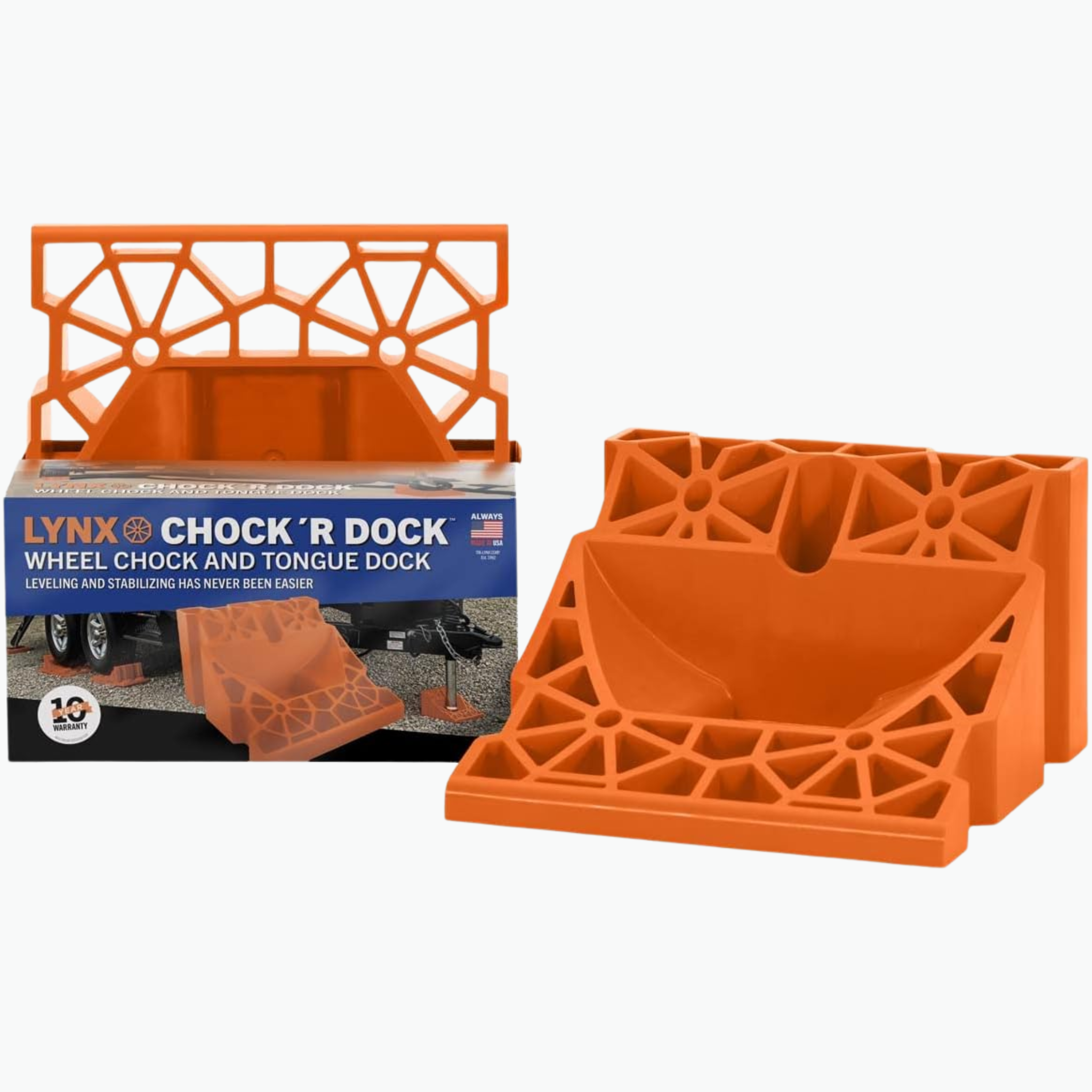 Lynx Chock ‘R Dock – Wheel Chock & Docking Stabilizer