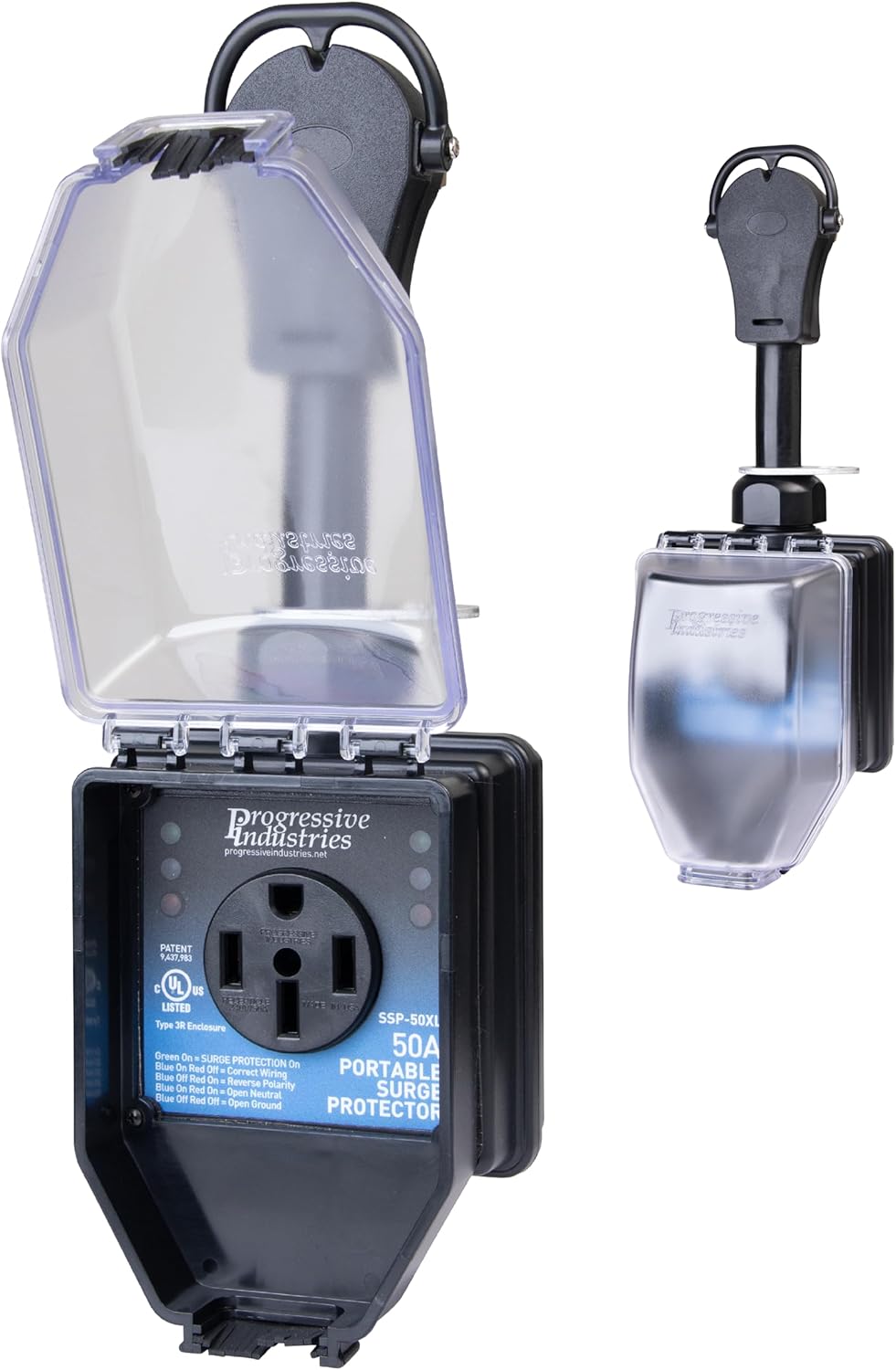 Progressive Industries SSP RV Surge Protector with Weather Shield – 30A / 50A