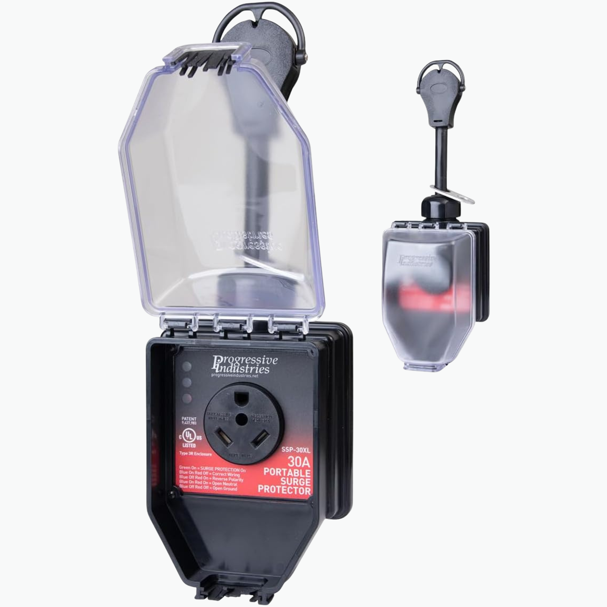 Progressive Industries SSP RV Surge Protector with Weather Shield – 30A / 50A