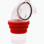 Valterra EZ Coupler 90° Clear RV Sewer Fitting – Threaded Bayonet